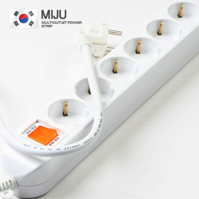 Korean/Multi Plugs/1.5M/Office/Home/Factory/Industrial/Electricity