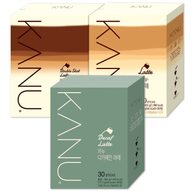 KANU/Decaffein/Latte/30Tx2/Coffee Mix/Coffee Beans