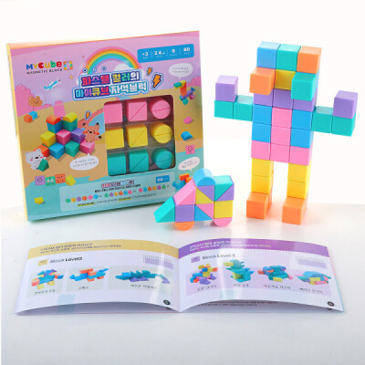 MYTOYS/MAGNET BLOCK/60PCS/Pastel/Color/2.4cm/Age 3+