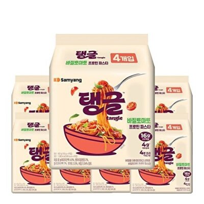 Samyang Food/SAMYANG/Basil/Tomato/PROTEIN/Pasta /Packed Ramen/32Pcs