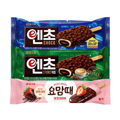 Binggrae/Medium/Tac/Strawberry/12Pcs/Set/Ice Cream