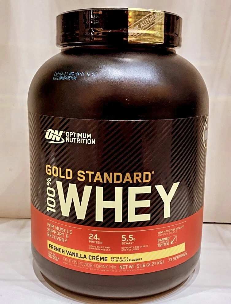 Optimum Nutrition Gold Standard Whey Protein Powder, Double Rich Chocolate, 5 lb