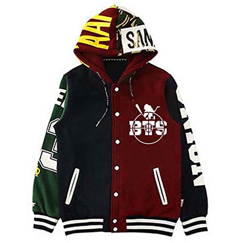 CHAIRAY Kpop BTS Hoodie Sweater Bangtan Boys Hoody Jimin Jungkook Suga Button Down Pullover Jacket