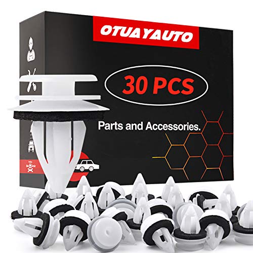 OTUAYAUTO 30PCS 9.5mm Door Panel Clips Replacement for BMW E36 E46 E53 E90 X3 X5, Mini Cooper - Replace OEM: 51418224768