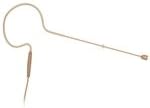 AVTECEL Omnidirectional Ear-Worn Microphone - Ultra Lightweight Steel Headworn Condenser Mic - Compatible with Electrovoice Microphone Headset - Adjustable Portable Microphone - Beige