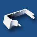 3/4" Duette Left Side Standard Pull Cord Lock Cover (White)