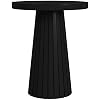 Spatial Order Black Mango Wood End/Side Round Table