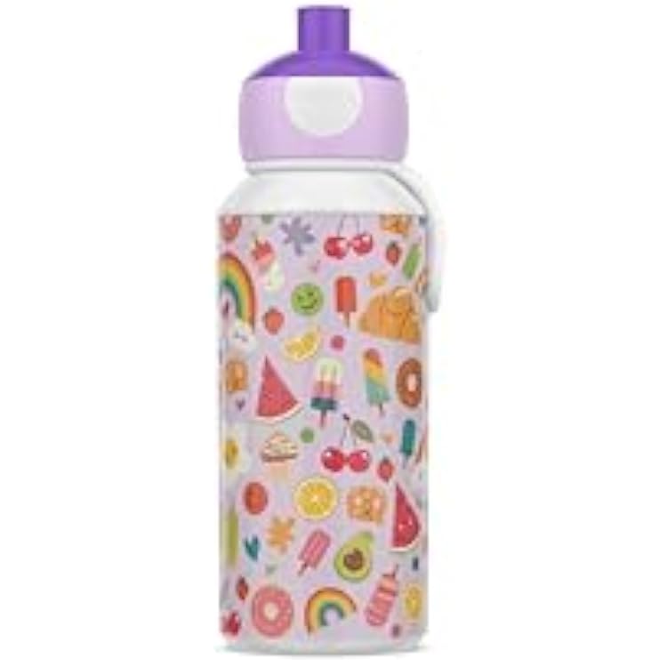 Mepal - Pop-up Campus Water Bottle - Leak-proof Bottle for School - Reusable - BPA Free & Dishwasher Safe - 400 ml - Food Safe