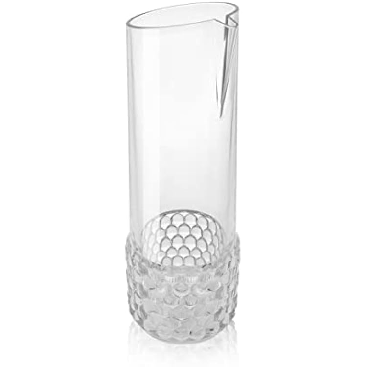 Kartell Jellies Family Carafe by Patricia Urquiola, Pack of 1, Transparent Crystal
