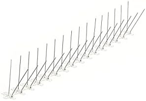 Bird B Gone Bird Spike 2001 (BBG2001) Professional Commercial Grade Stainless Steel Bird Spikes 3 Wide 24 Feet (2ft Strips) Heavy Duty Deterrent for Pigeons, Seagulls & Large Birds