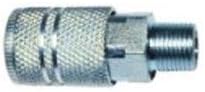 Amflo CP25-02 3/8" I/M Design x 1/4" MNPT Steel Plug - Box of 10