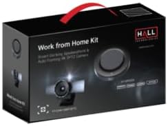 Hall Technologies HT-WFH-KIT (Work for Home Kit - 4K AI Enabled, Auto Framing Camera, and Smart Docking Speakerphone)