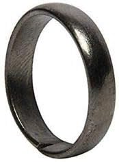 ASTROGHAR Black Horse Shoe Ring - Black, Unisex, One Size, Protection Ring
