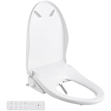 Smart Bidet Toilet Seat with Remote, Adjustable Heated Seat&Air Dryer, Endless Instant Warm Water, Multiple Spray Modes, Stainless Steel Nozzle, Soft Close, Deodorizer, 3D Curved(AMZ-US-NKH3101-NA)