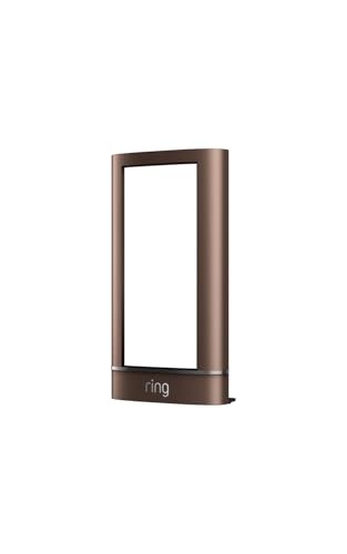 Ring Interchangeable FaceplateCompatible with Wired Doorbell Elite (2nd Gen), Polished Mocha