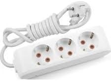 VİKO-Multi-let 8m 3 Prizli Monoblok Fiş CCA 3x2.5 mm TTR Uzatma Kablosu