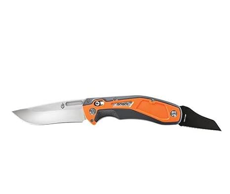 Gerber Randy Newberg DTS Knife- Dual Tool System w/Sheath,Orange/Black