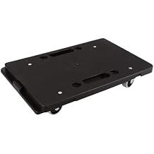 Heavy Duty Furniture Dolly with 4 Wheels - 16.3 x 11 Inch Portable Flat Dolly for Moving, 500 Lbs Capacity (Black)