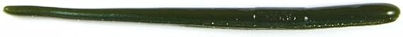 Roboworm Straight Tail Worm Bait (Green Neon Pumpkin, 4 1/2-Inch)