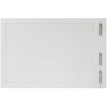 Swinging Bar Doors, 35.4 x 23.6 Inch Interior Solid Wood Half Doors with 3 Spring Hinges Swinging Doors for Cafe Kitchen Bar Doorway, White