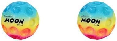 Waboba AZ-327-R Rainbow Gradient Bouncing Ball, 65 mm Pack of 2