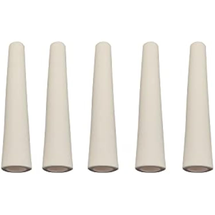 Cone Ceramic Sandblasting Nozzle Air Siphon Sandblasting Gun White Ceramic Nozzle 532Bore,2-1332Length 5 Piece