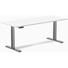 Desky Single Sit Stand Desk - Adjustable Standing Desk - Ergonomic Sit & Stand Up Desk - 70.9x29.5 Standing Desk - Adjustable Height Table - Sit to Stand Desk - Height Adjustable Desk, Black