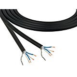 CANARE L-4E6S Microphone Cable, Quad Core, Black Bulk (30 feet)