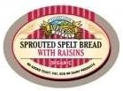 Everfresh Natural Foods Org Sprout Spelt Raisin Bread 400g