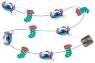 ARDITEX Lilo & Stitch Christmas Fairy Lights with 10 Warm LEDs, 165 cm