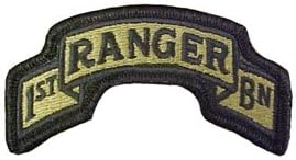 75th Ranger, 1st Battalion Multicam Scroll