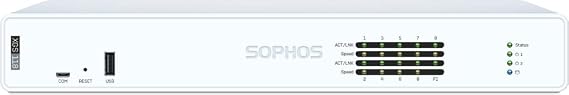 Sophos XGS 118 (Gen2) Network Security Appliance with 1 Year Standard Protection (XT118Z12ZZPCUS) | 9 x 2.5 GE Ports + 1 SFP | Business Firewall, Advanced Security, SD-WAN, Cloud-Based Management