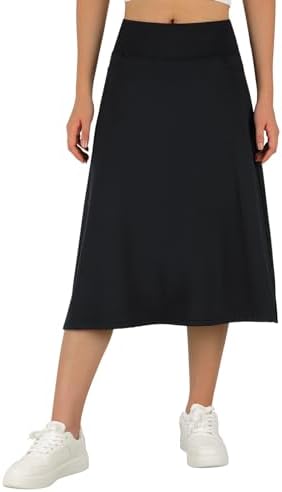 Midi Skirts for Women Fall Maxi Skirts for Women Long Skorts Skirts Tiered Maxi Skirt for Women Skorts Black S