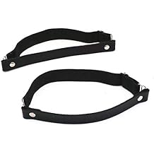 2Pcs Adjustable Elastic Leather Punk Thigh Garter Belts Leg Rings Leg Garters for Women