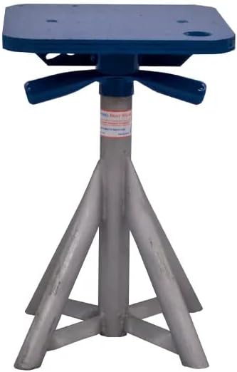 Brownell Motor Boat Stand MB4 Galvanized with Top, Height 18" - 25"