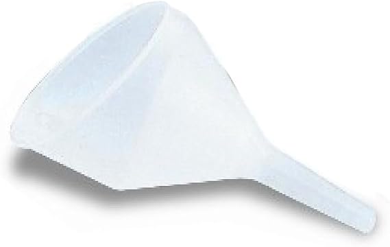 WirthCo 90080 Funnel King White Polyethylene Extra Heavy Duty Side Fill Funnel - 120 oz. Capacity
