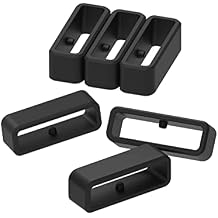 Replacement Fastener Rings Compatible for Garmin Forerunner 220 230 235 255 35 745 965 955 945 935 970 Band Cilp Connector Keepers Secure Holders Loop for Approach S62 S60/Venu 2/Instinct 2 Smartwatch