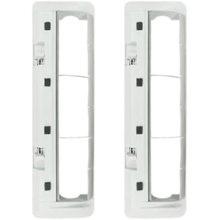 Main Brush Cover, Compatible for Dreame Bot W10 W10pro, Vacuum Cleaner 2 Pcs Parts, White