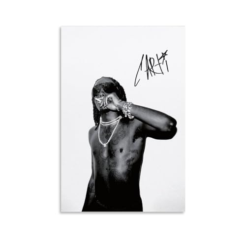 Playboi Poster Carti Hip Hop Music Posters for Room Aesthetic Canvas Wall Art Bedroom Decor 12x18inch30x45cm
