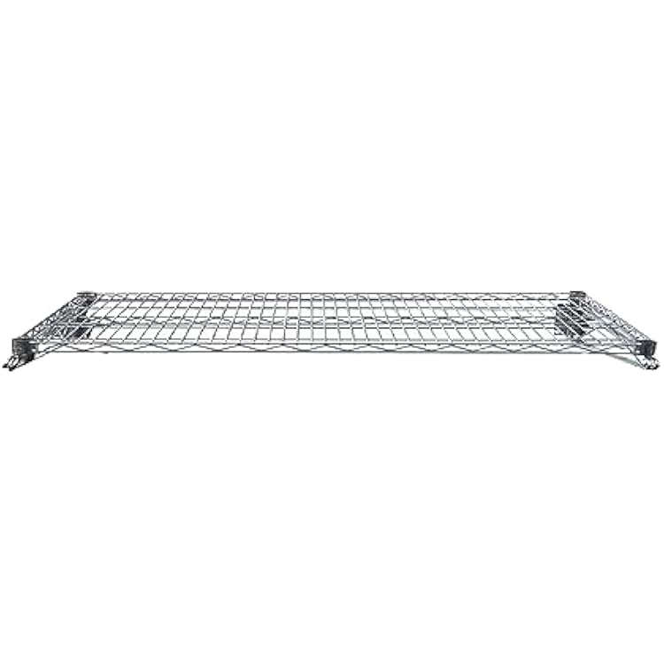 Heavy Duty Chrome Wire Wall Shelf 18 x 72 | Commercial Storage Rack for Restaurants, Kitchens, Garages | NSF Certified