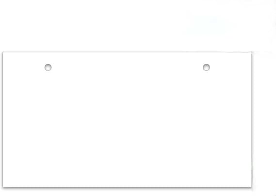 Vehicle Temporary Tags - Blank Printable Heavy Duty Paper (100 Pack)