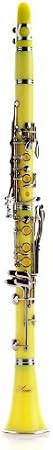 Hawk WD-C213-YW Bb Clarinet with Case, Mouthpiece and Reed, Yellow