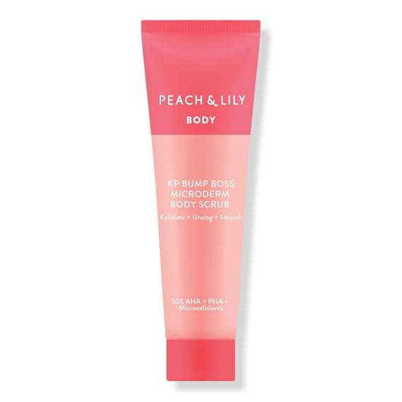 Peach & Lily Body KP Bump Boss Microderm Body Scrub, Travel Size, 1.02 oz / 29 g