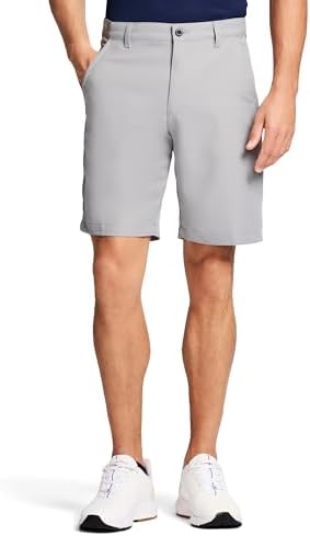 IZOD Mens 9.5Micro Poly Classic Fit Golf Short