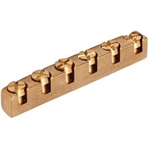 Guitar Roller Nut, 6 String Brass Adjustable Bass Guitar Nut Replacement Parts Guitar Nut Metal Nut Electric Guitar Nut