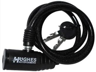 Power Watchdog Security Cable Lock, 40in Braided Steel, Theft Deterrent