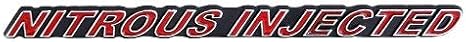 Nitrous Injected 7" Emblem - Red