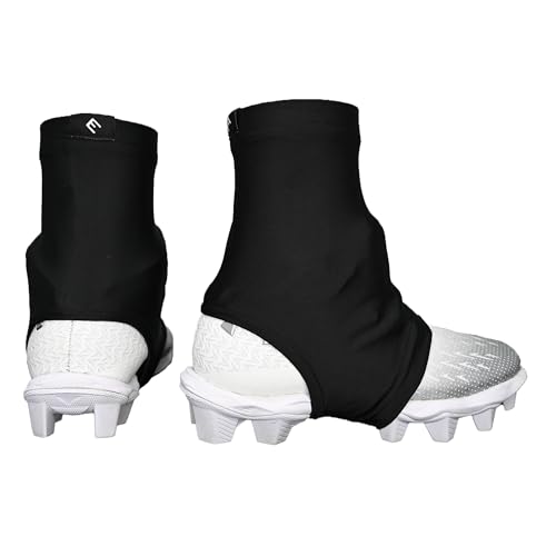 Elite Athletic Gear Cleat Covers Spats 35 Designs, Youth & Adult Football, Baseball & Lacrosse Cleat Protection Keep Laces Tied, Block Turf Beads