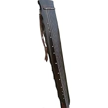 TSTS Chinese Guqin Chinese Guqin Luoxia Style 7 Strings Zither Chinese Traditional Musical Instrument Guqin with Book and Tuner (Color : Only Guqin)