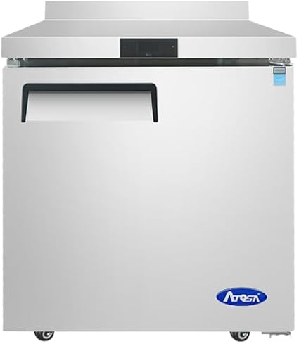 Commercial Worktop Freezer with Backsplash by Atosa